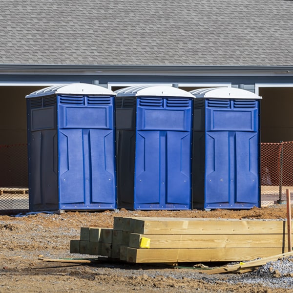 is there a specific order in which to place multiple portable restrooms in Loraine TX